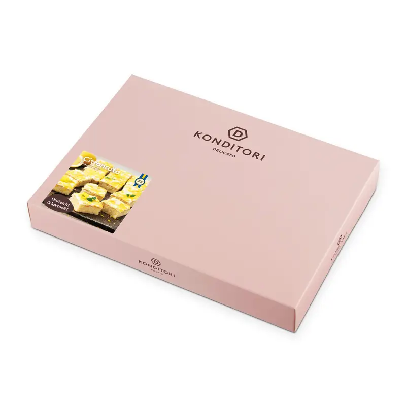 Citronruta Glutenfri & Laktosfri 20x80g från Delicato | #1417 | Mjuka kakor