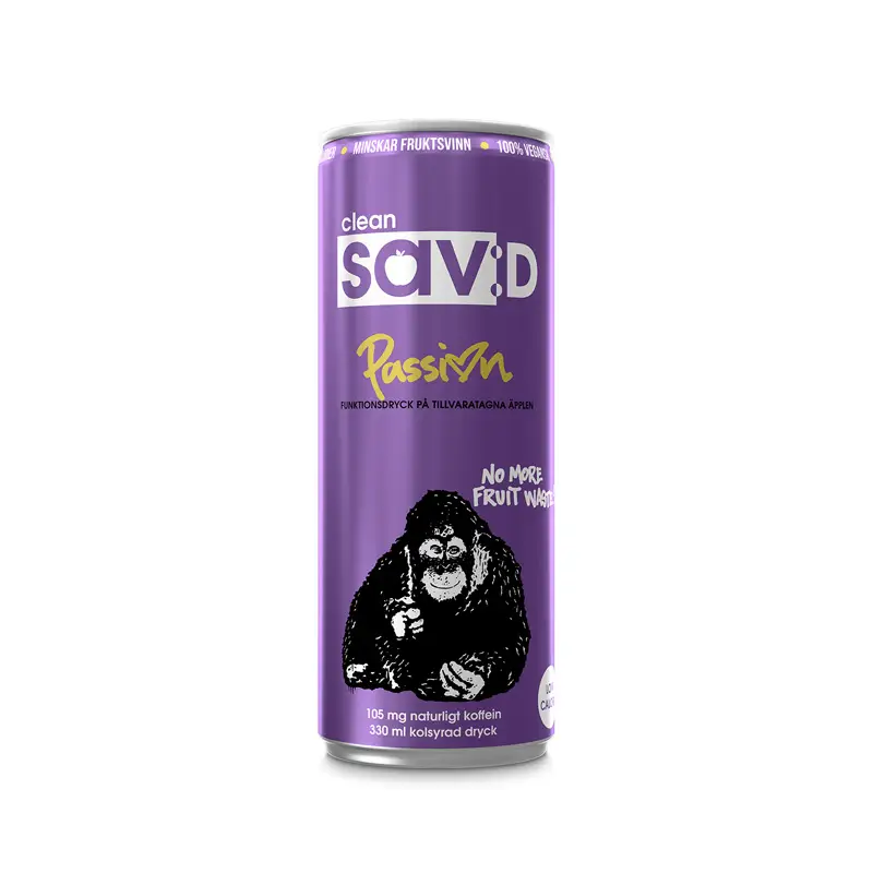 Sav:D Passion 24 x 33 cl från Clean Drink | #87029 | Energidrycker