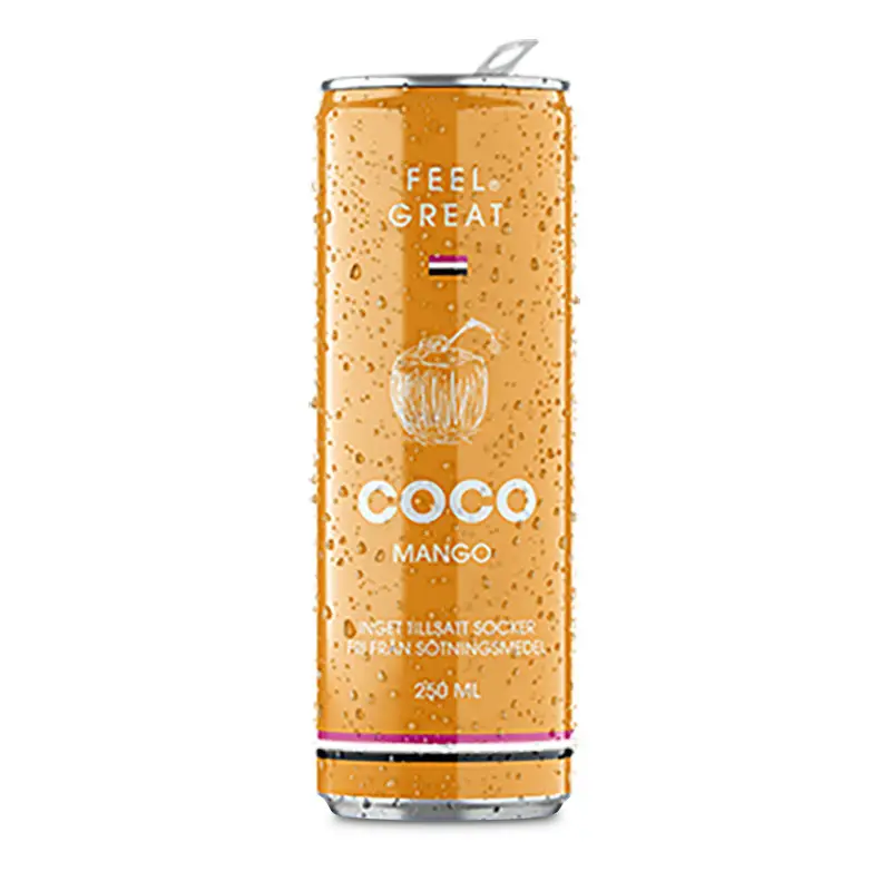 Coco Mango 12 x 25 cl från Feel Great | #25002 | Funktionsdryck