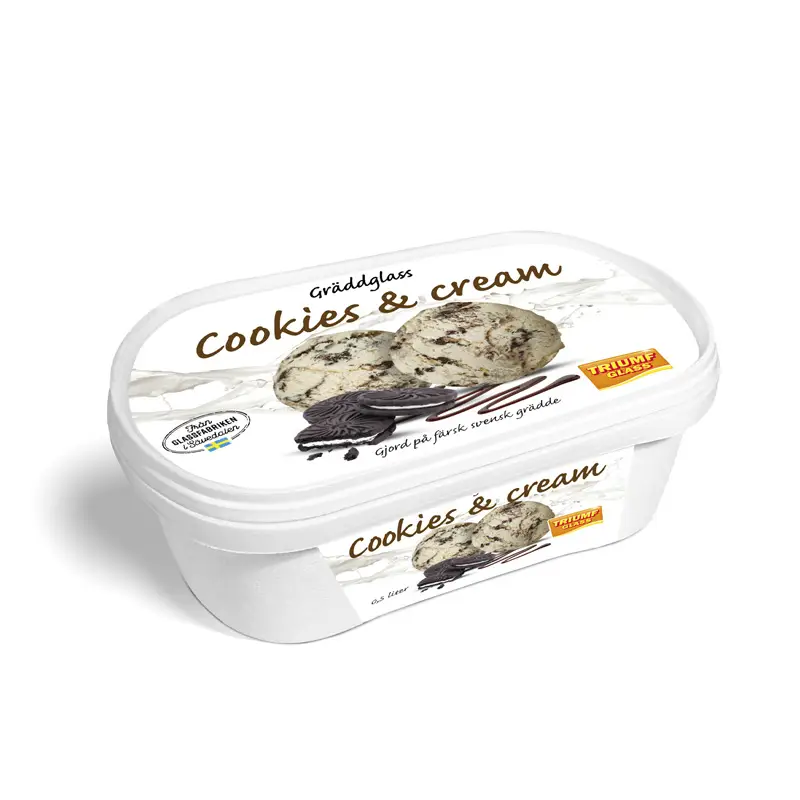 Cookies & Cream Glass 6 x 500 ml från Triumf Glass | #50219 | Kulglass