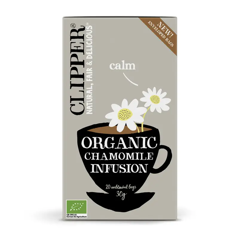 Chamomille Infusion Tea 4 x 20 st från Clipper | #971716 | Te