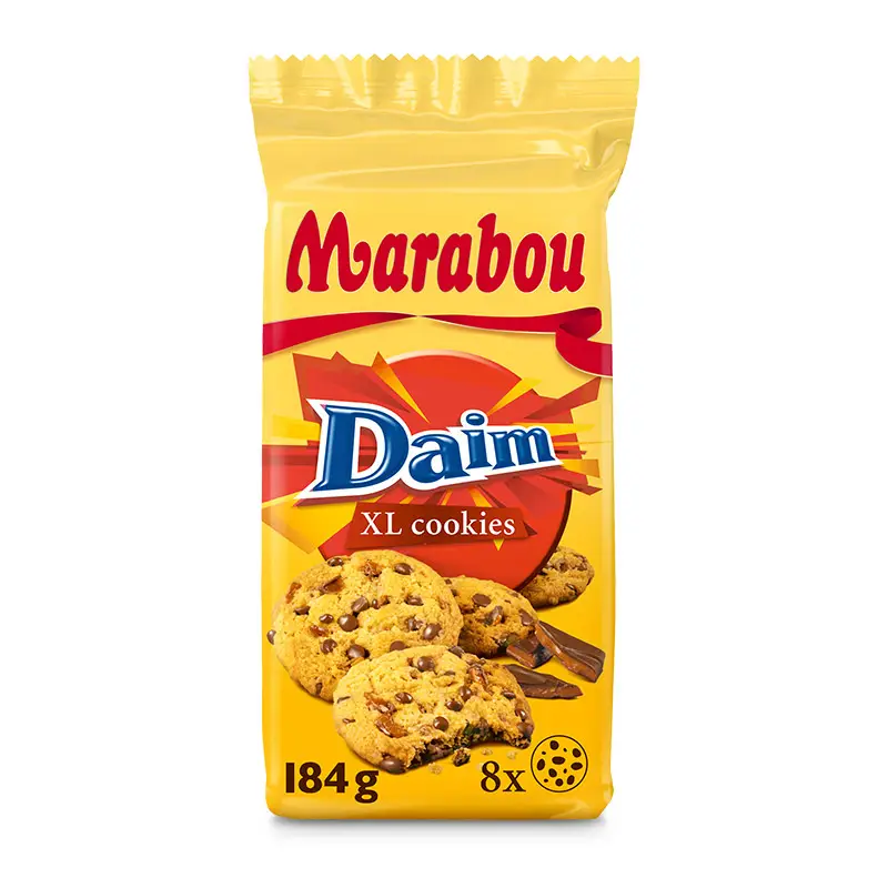 XL Cookies Daim 10 x 184 g från Marabou | #4259745 | Kakor & Söta kex