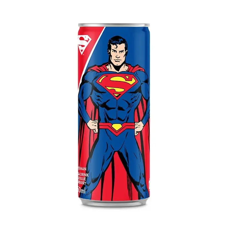  Supermandryck 24 x 25 cl från DC Comics | #DCDR002 | Läsk & Soda