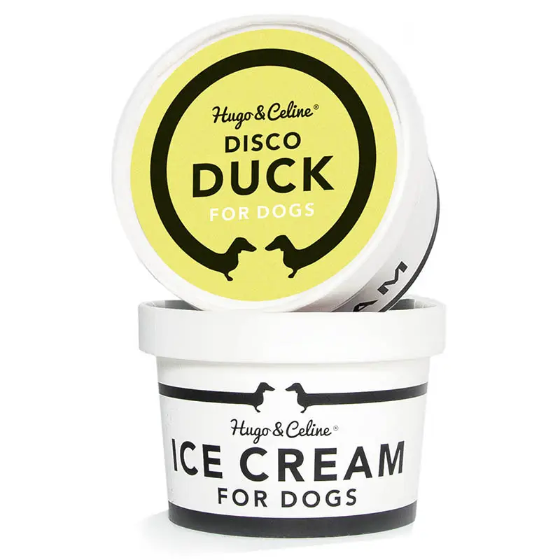 Hundglass Disco Duck 18 x 120 g från Hugo & Celine | #KOICDISVF | Hundglass