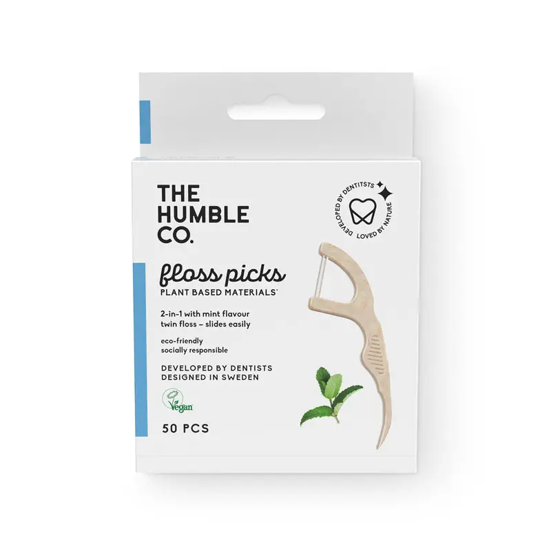 Tandtrådsbygel 50p 12x50st från The Humble Co | #DFP8001 | Munvård
