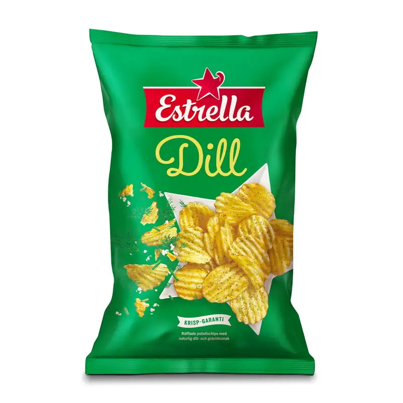 Dillchips 18 x 275 g från Estrella | #10001701 | Chips