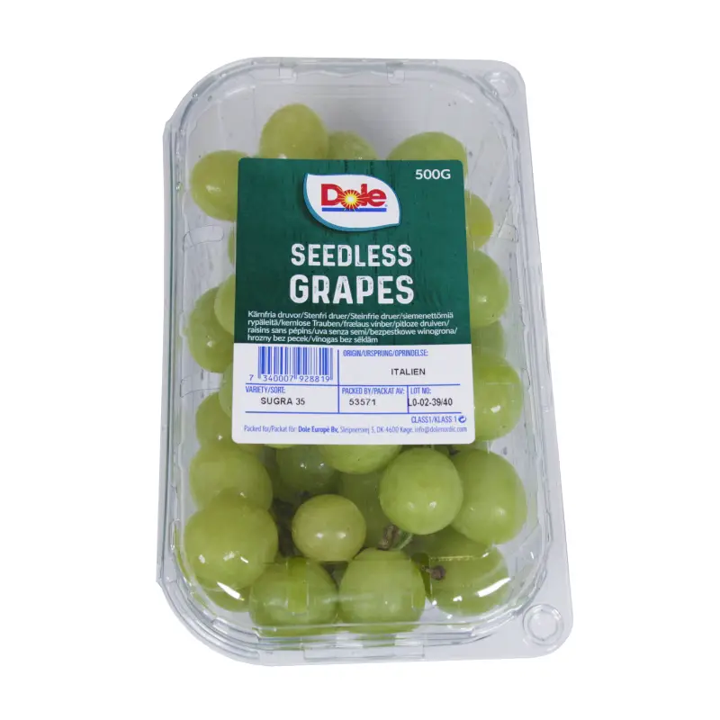 Druva Grön Kärnfri 10 x 500 g från Everfresh | #102364 | Frukt