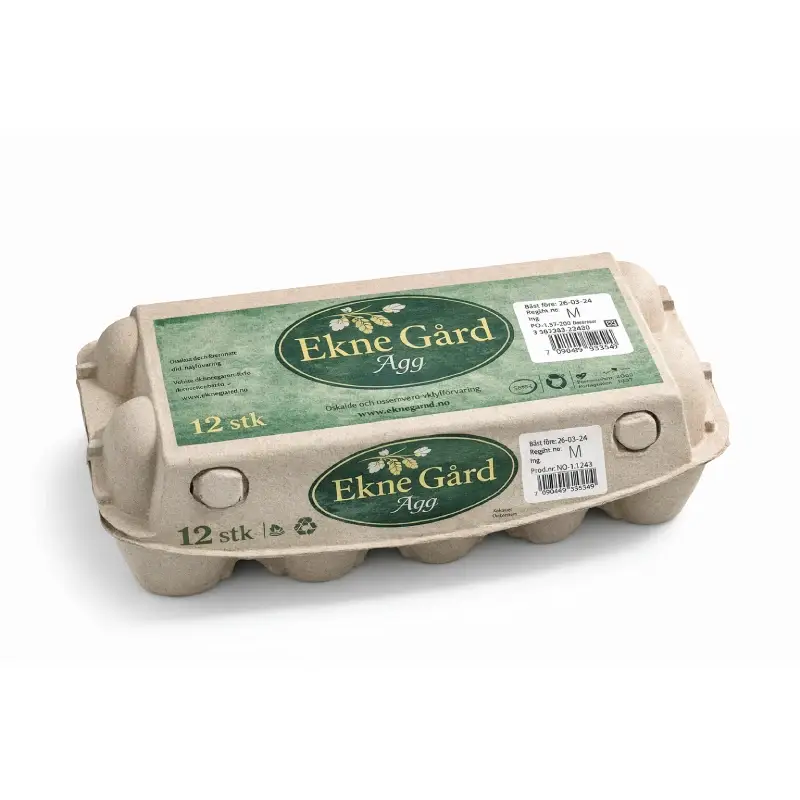 Ägg 12-pack L 10 x 12 st från Ekne Gård | #1913 | Ägg