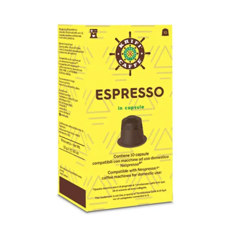 Espresso capsules compatible Nespresso 10 x 10 st från KRIFI | #PV-02016 | Kaffe