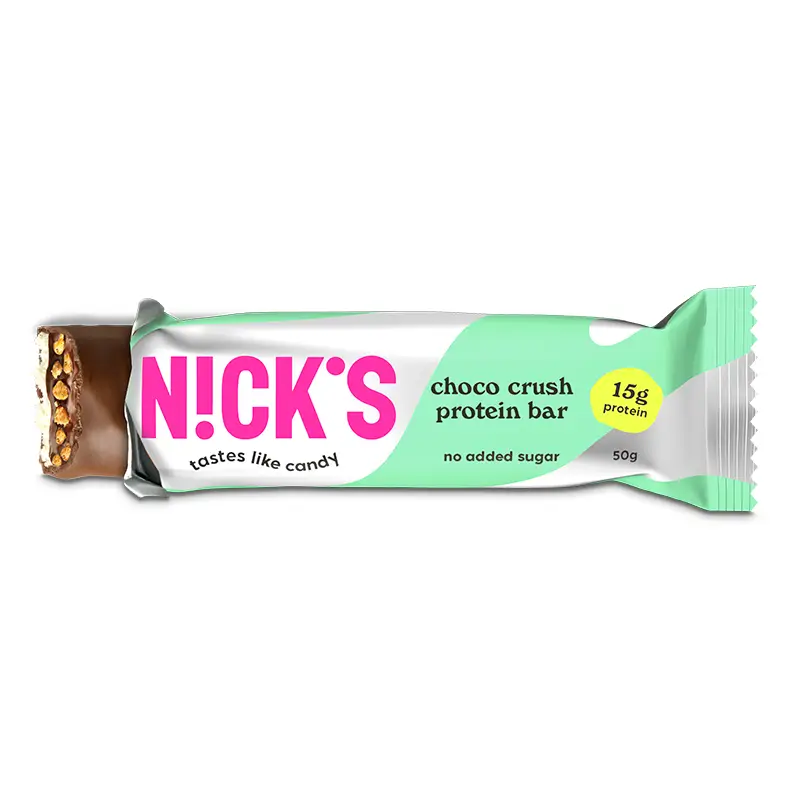 Protein Bar Choco Crush 12 x 50 g från Nicks | #SPCR | Bars
