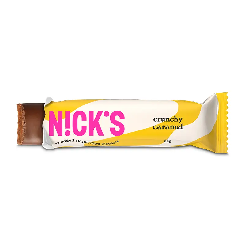 Crunchy Caramel Bar 21 x 28 g från Nicks | #CRC | Bars