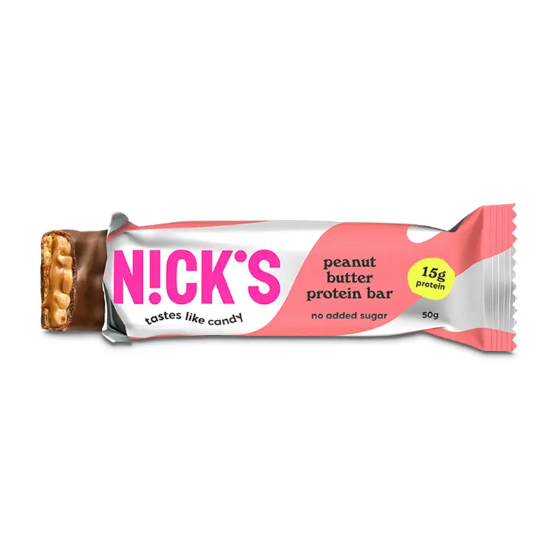 Peanut Butter Proteinbar 12 x 50 g från Nicks | #SPPB | Bars