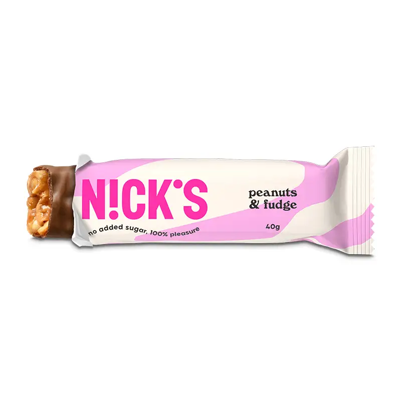 Peanuts Fudge Bar 15 x 40 g från Nicks | #PNF | Bars