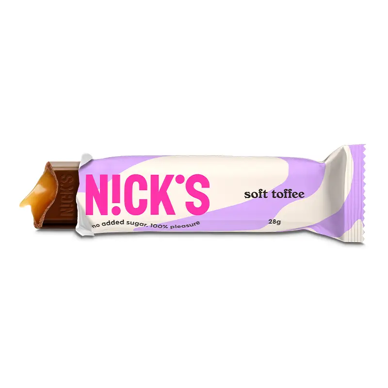 Soft Toffee Bar 15 x 28 g från Nicks | #STO | Bars