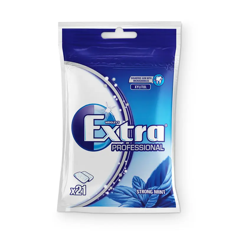 Pro Strong Mint Tuggummi 30 x 1 st från Extra | #348762 | Tuggummin