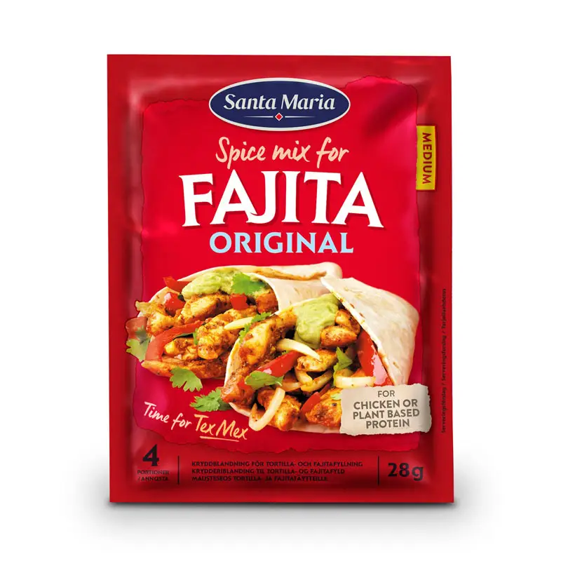 Fajita Spice Mix Original 20 x 28 g från Santa Maria | #3136 | Kryddor
