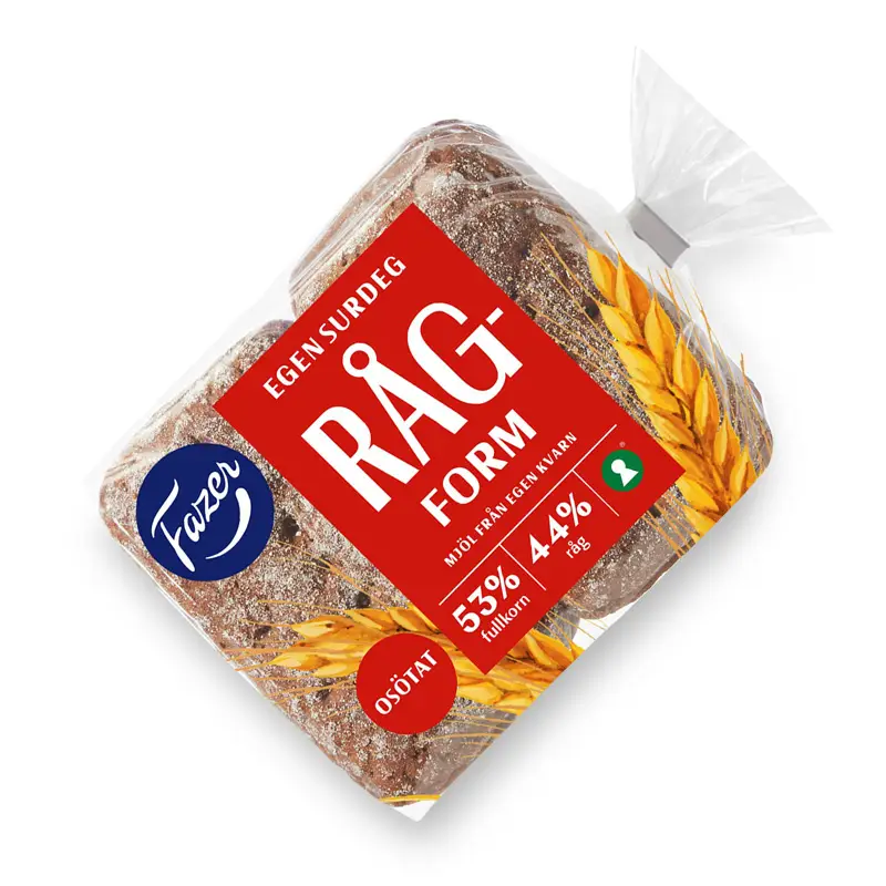 Rågform 11 x 400 g från Fazer Bageri | #149180 | Frallor & Portionsbröd