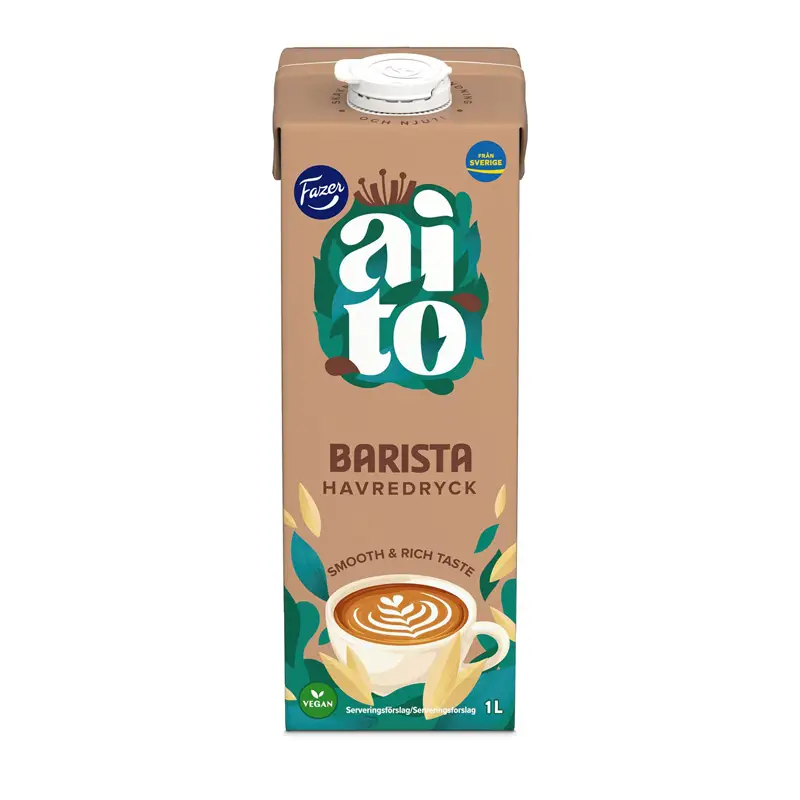 Havredryck Barista 6 x 1 l från Aito | #93017 | Växtbaserad mjölkdryck