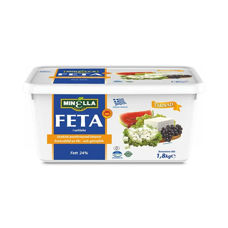 Fetaost Tärnad 1.8 kg från Minella | #1486 | Ost