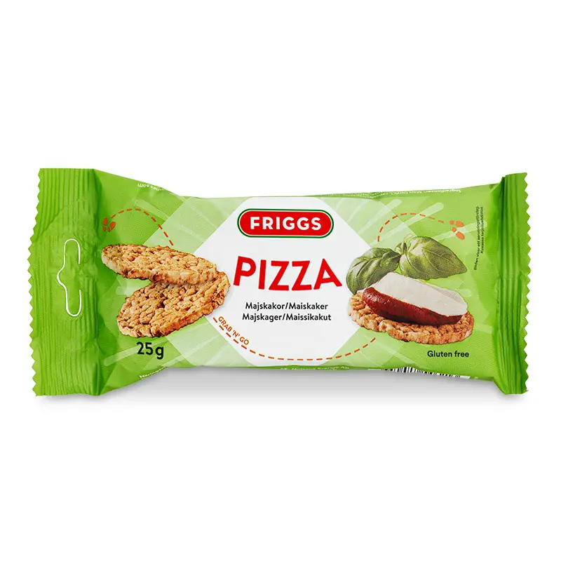 Snackpack Pizza 26 x 25 g från Friggs | #1605804 | Ris- & Majskakor