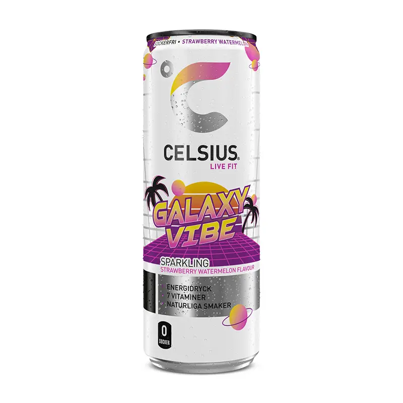 Galaxy Vibe 24 x 35.5 cl från Celsius | #187 | Energidrycker
