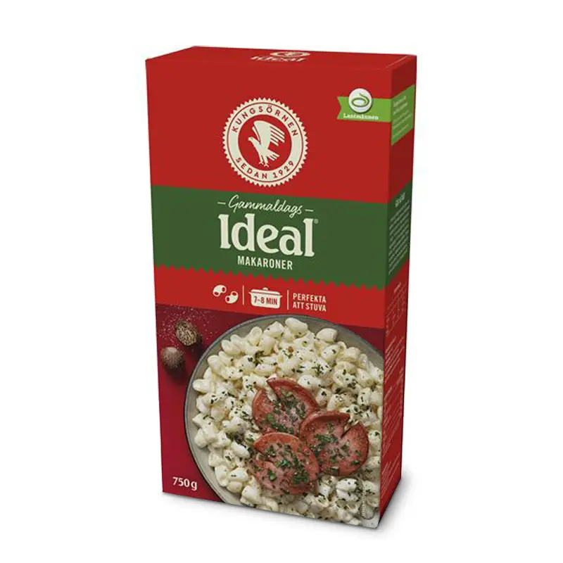 Gammaldags Idealmakaroner 12 x 750 g från Kungsörnen | #102291 | Pasta & Nudlar