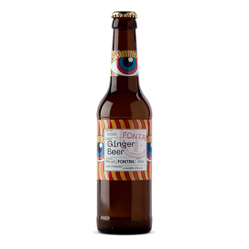 Ginger Beer Alkoholfri 20 x 33 cl från Fontän | #63500 | Öl