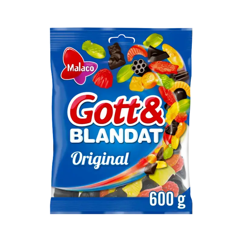 Gott & Blandat 36 x 160 g från Malaco | #1000057A | Godis