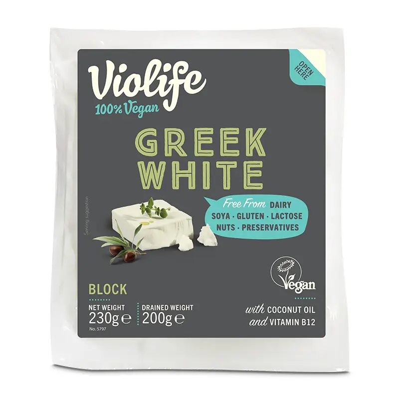 Greek White 12 x 200 g från Violife | #020401 | Ost