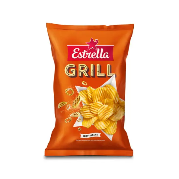 Grillchips 21 x 175 g från Estrella | #10001525 | Chips