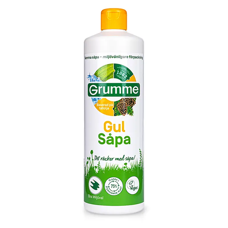 Såpa Gul       12 x 750 ml från Grumme | #51006046 | Rengöringsmedel