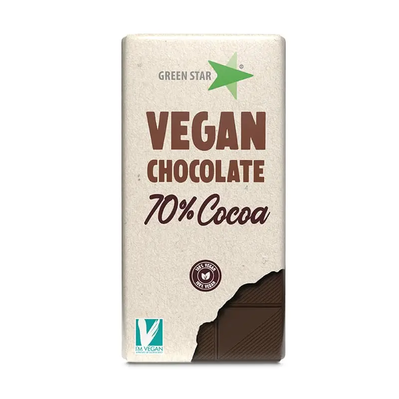70% Mörk Choklad 12 x 90 g från Green Star | #33212 | Choklad