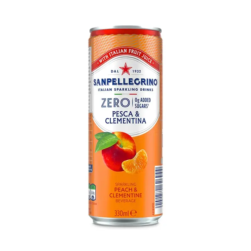 Pesca & Clementina ZERO 24 x 33 cl från San Pellegrino | #12610358 | Lemonad