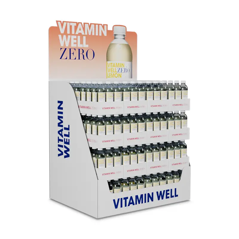 1/2 pall Vitamin Well Zero 4 Sorter 2025 432 x 50 cl från Vitamin Well | #100153 | Funktionsdryck