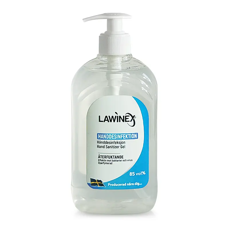 Handdesinfektion Gel 85% 50cl 500 ml från Lawinex | #151059 | Handdesinfektion
