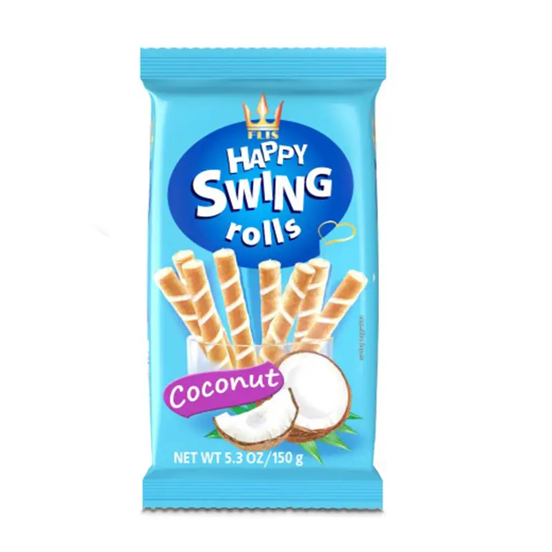 Twisty Treat Rolls Coconut 16 x 150 g från Biscuito | #905 | Kakor & Söta kex