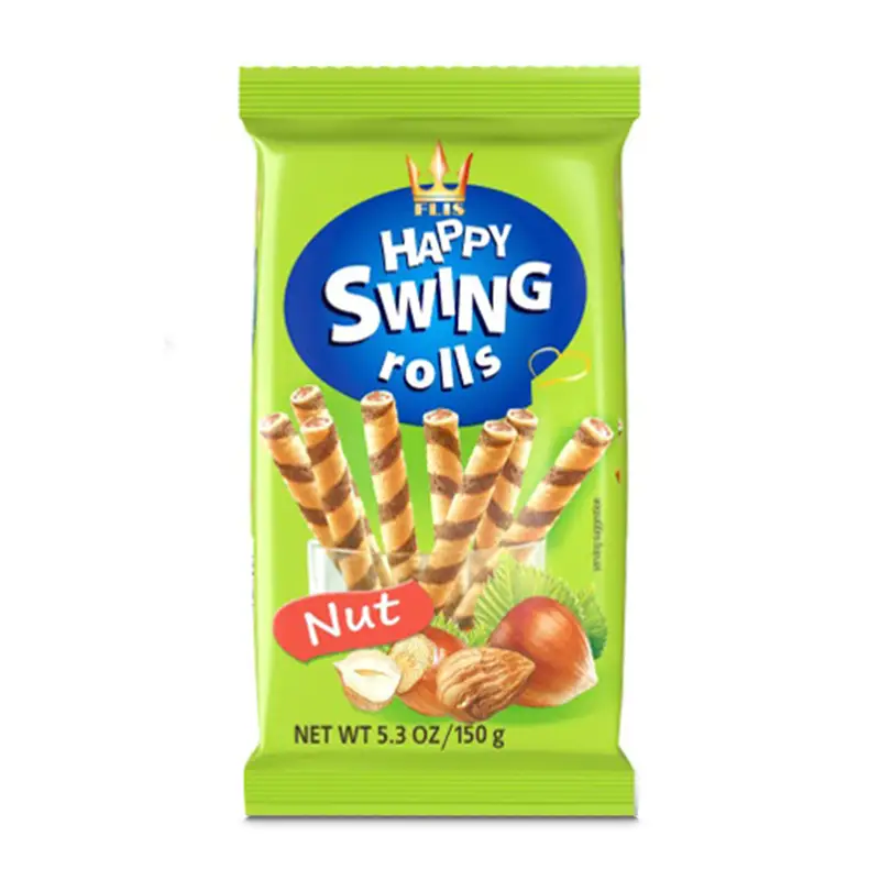 Happy Swing Rolls Nut 16 x 150 g från Biscuito | #903 | Kakor & Söta kex