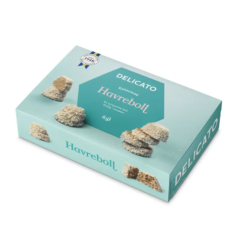 Havreboll 6-pack 9 x 240 g från Delicato | #1388 | Kondisbitar
