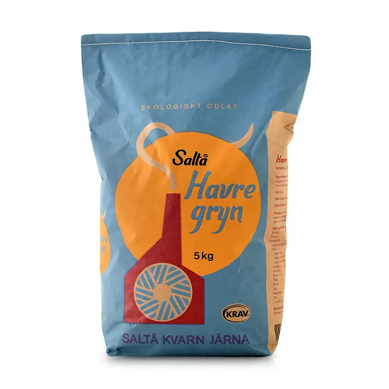 Havregryn 1 x 5 kg från Saltå Kvarn | #8145 | Ris & Gryn