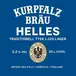 HELLES Ljus Lager 5,2% FAT 30 l från Kurpfalz Bräu | #40751 | Öl
