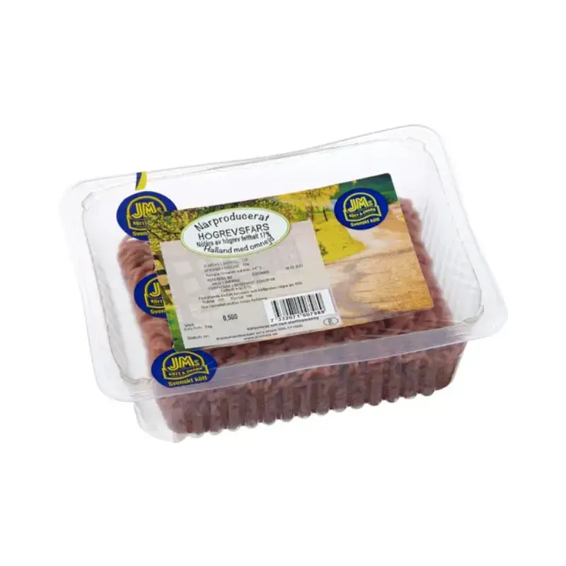 Högrevsfärs 6 x 500 g från JM Kött & Chark | #798 | Färs
