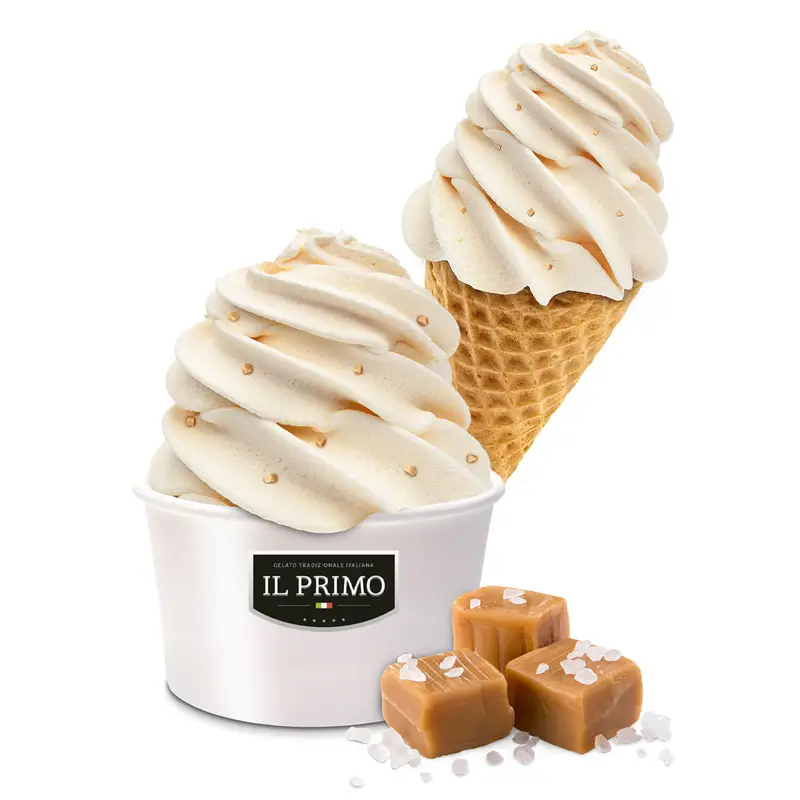 Glass Salted Caramel 18 st från Il Primo | #669608 | Mjukglass