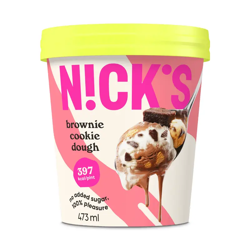 Triple Chocolate Brownie Glass 8 x 473 ml från Nicks | #ILCB | Kulglass