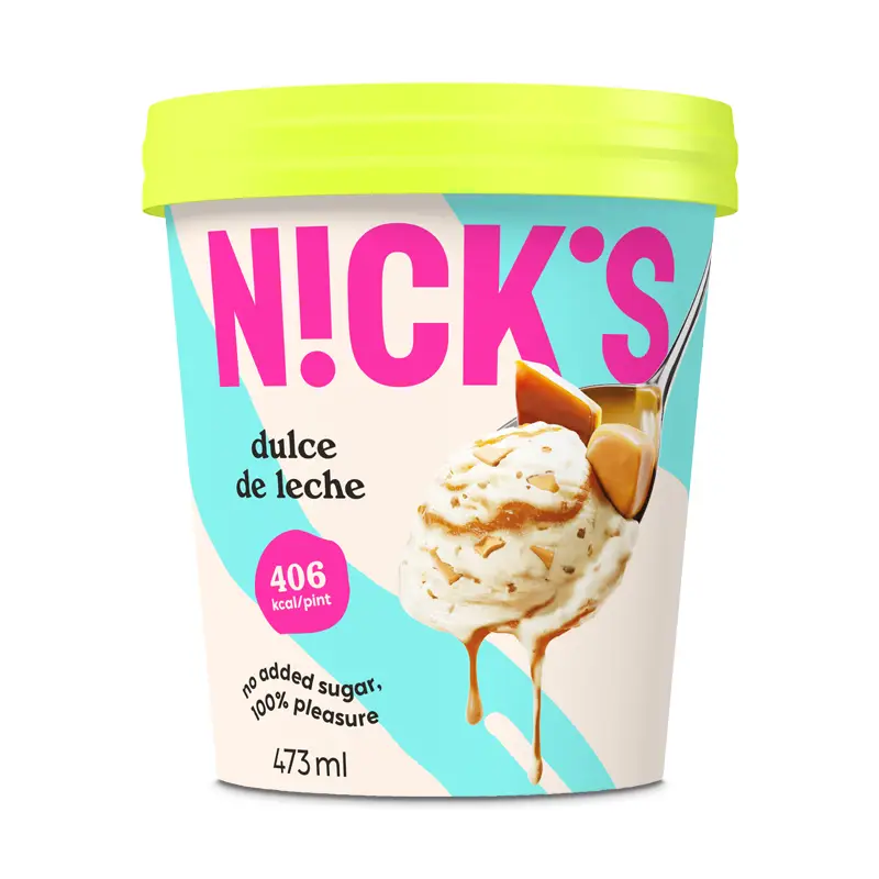 Dulce De Leche Glass 8 x 473 ml från Nicks | #ILDL | Kulglass