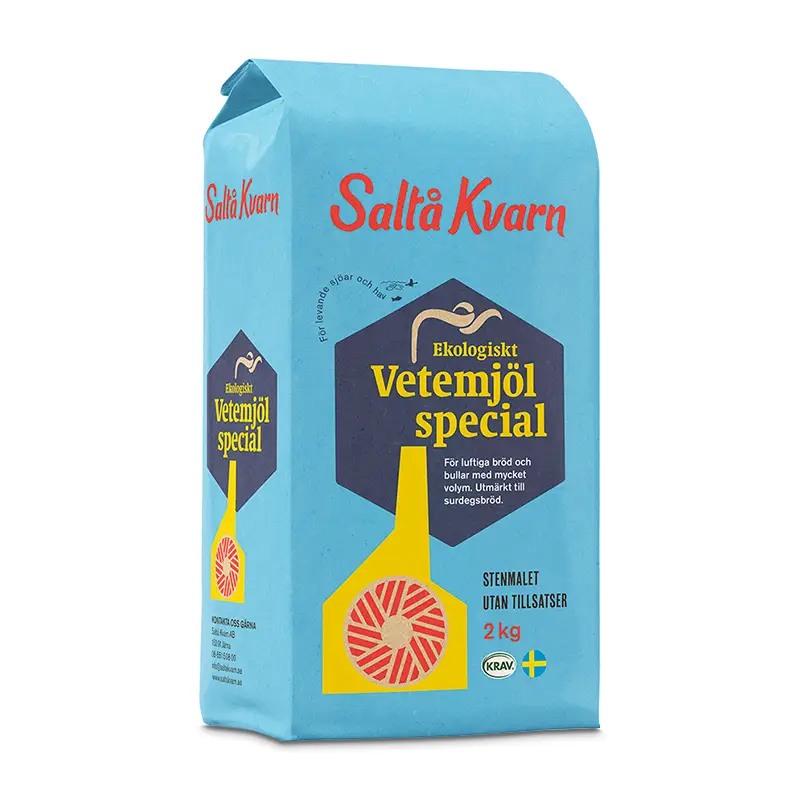 Vetemjöl Special 2 kg från Saltå Kvarn | #7011 | Bakprodukter
