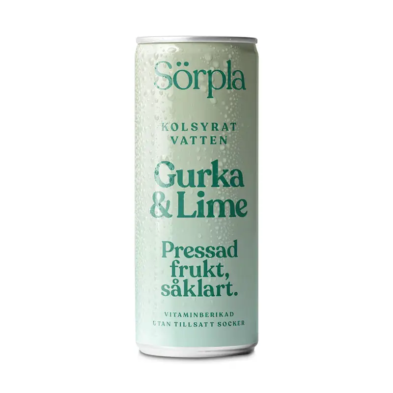 Gurka Lime 24 x 33 cl från Sörpla | #17443 | Funktionsdryck