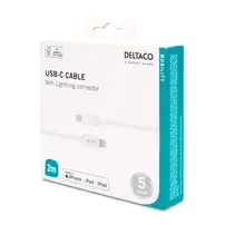 Laddkabel USB-C Lightning 2m