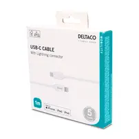 Laddkabel USB-C Lightning 1m