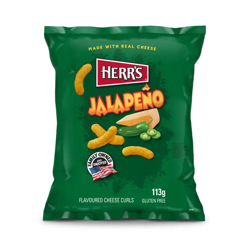 Jalapeno Poppers 12 x 113 g från Herr´s | #448629 | Ostbågar & Former