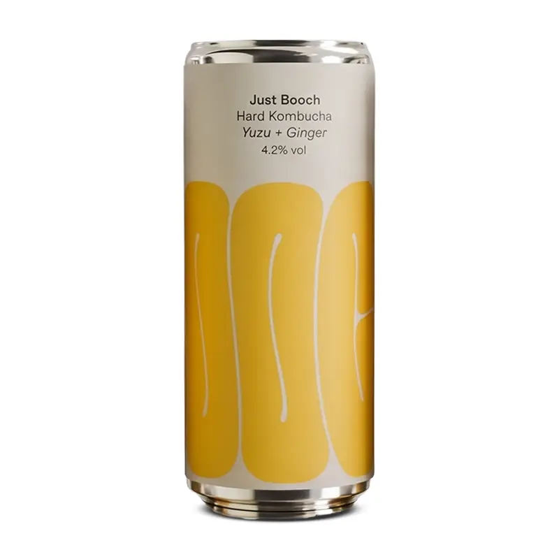 Hard Kombucha Yuzu & Ginger 4.2% 24 x 33 cl från Just Booch | #JBYG04233C1 | Drink & Mocktail